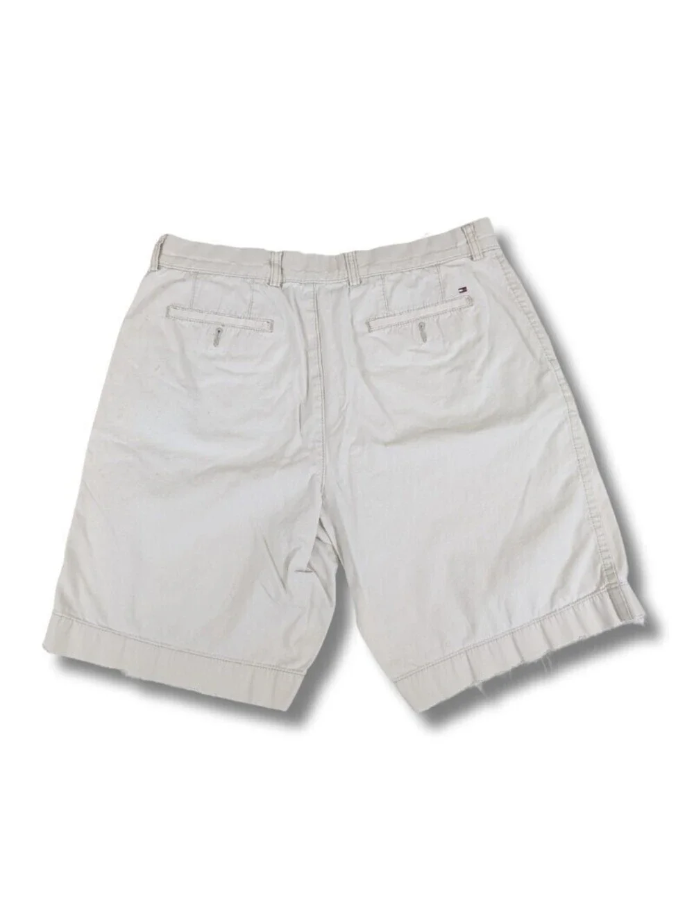 Tommy Hilfiger Men's Casual Khaki Chino Distressed Shorts Size 36